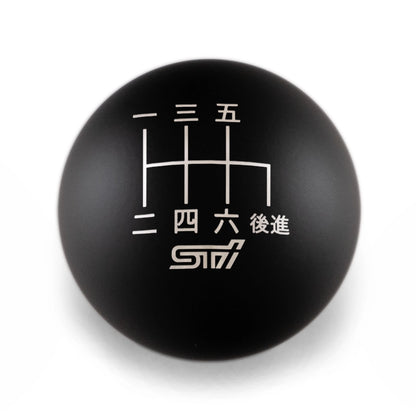 Billetworkz Weighted Shift Knob - 6 Speed STI Japanese Engraving - Subaru STI