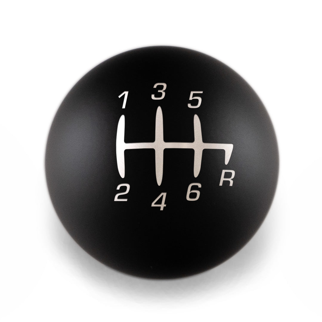 Billetworkz Weighted Shift Knob - 6-Speed Retro Engraving - Jeep Wrangler JK (2007–2018)