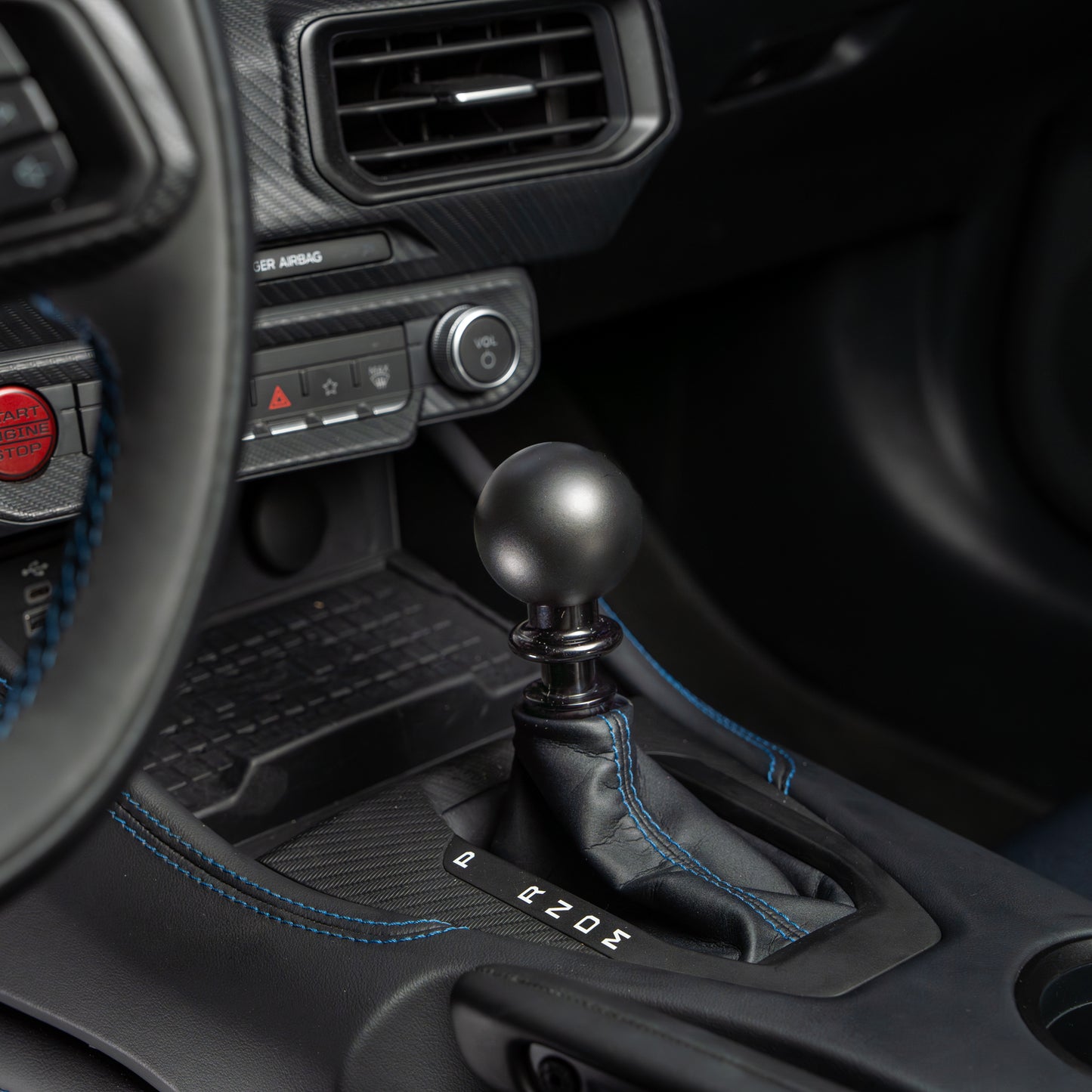 Billetworkz Automatic Shifter - Matte Black - Ford Mustang Auto (2015-2025)