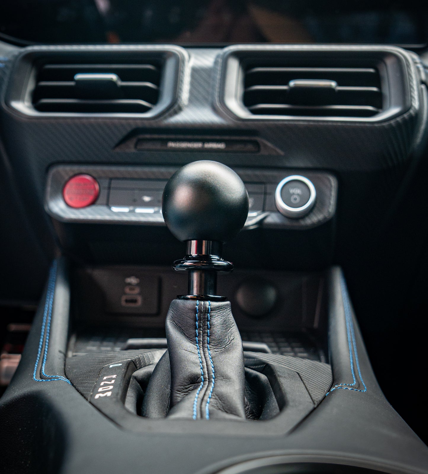 Billetworkz Automatic Shifter - Matte Black - Ford Mustang (2015-2025)