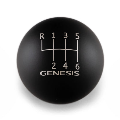 Billetworkz Weighted Shift Knob - 6-Speed Standard with Genesis Engraving for Hyundai Genesis