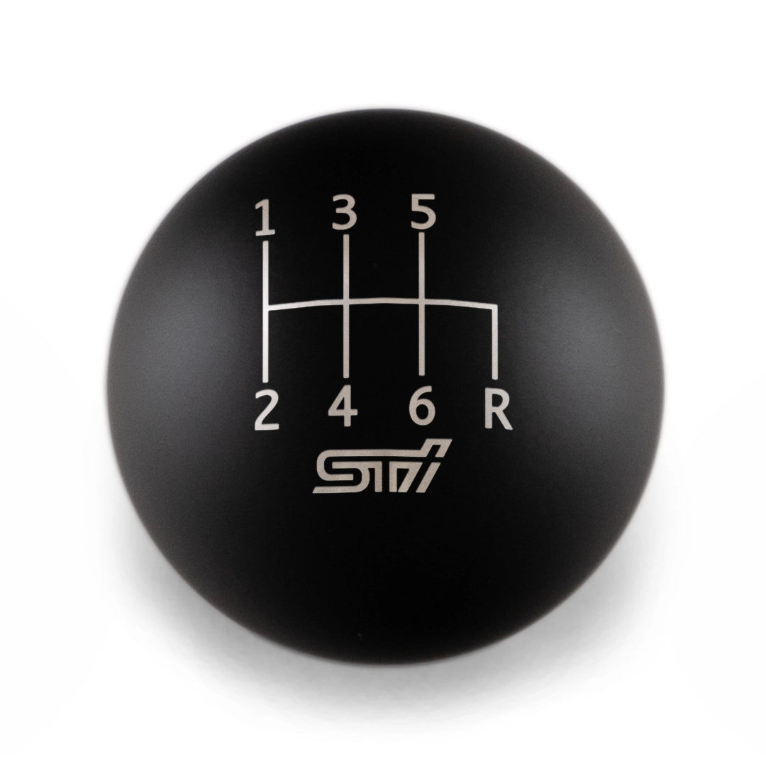 Billetworkz Weighted Shift Knob - 6 Speed STI Standard Engraving - Subaru STI