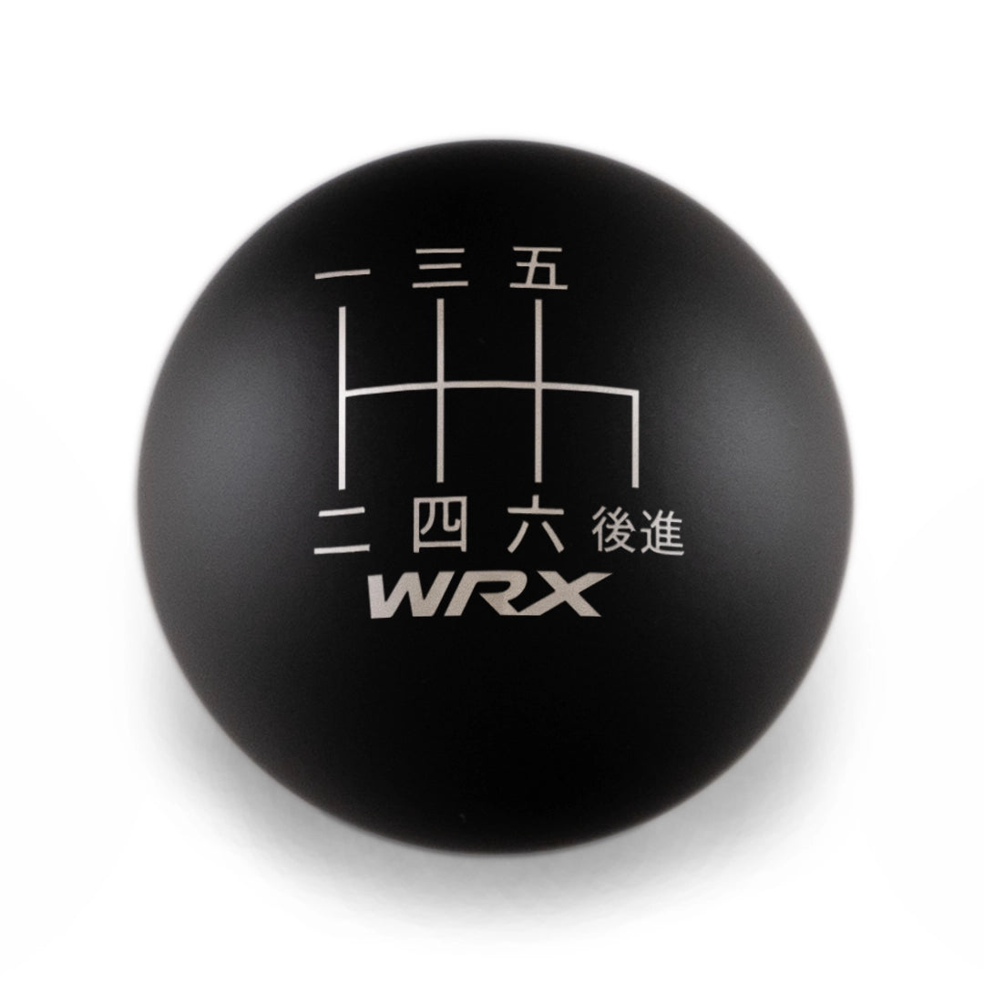 Billetworkz Weighted Shift Knob - 6 Speed WRX Japanese Engraving - Subaru WRX 2015-2025