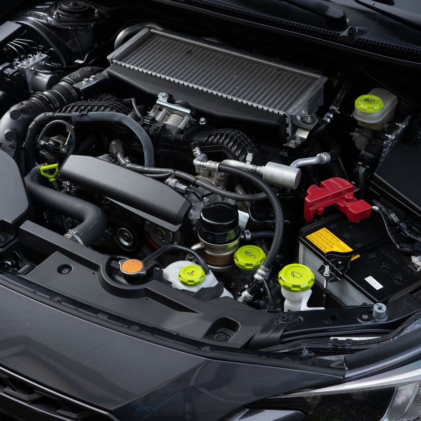 Billetworkz Engine Bay Caps - Subaru WRX/STI 2002-2007
