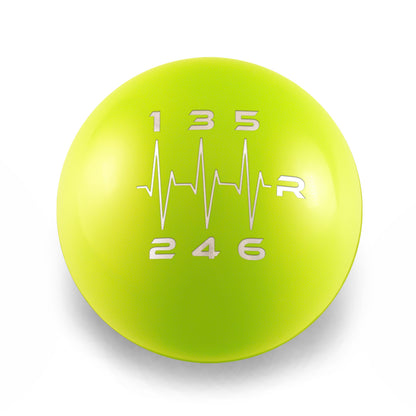 Billetworkz Weighted Shift Knob - 6 Speed Heartbeat Engraving - Subaru WRX 2015-2025