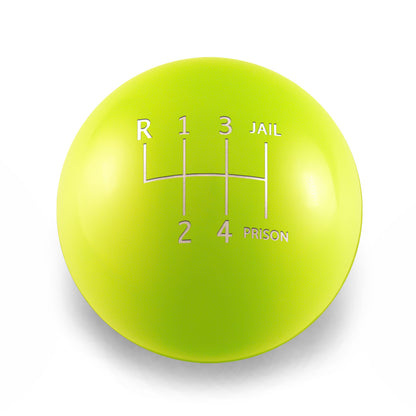 Billetworkz Weighted Shift Knob - 6-Speed Jail-Prison Engraving for BMW