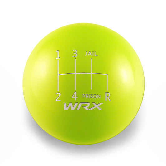 Billetworkz Weighted Shift Knob - 6 Speed WRX Jail-Prison Engraving - Subaru WRX 2015-2026