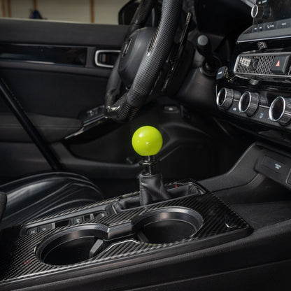 Billetworkz Weighted Automatic Shifter - Neon Yellow - Honda Civic (2012–2026)
