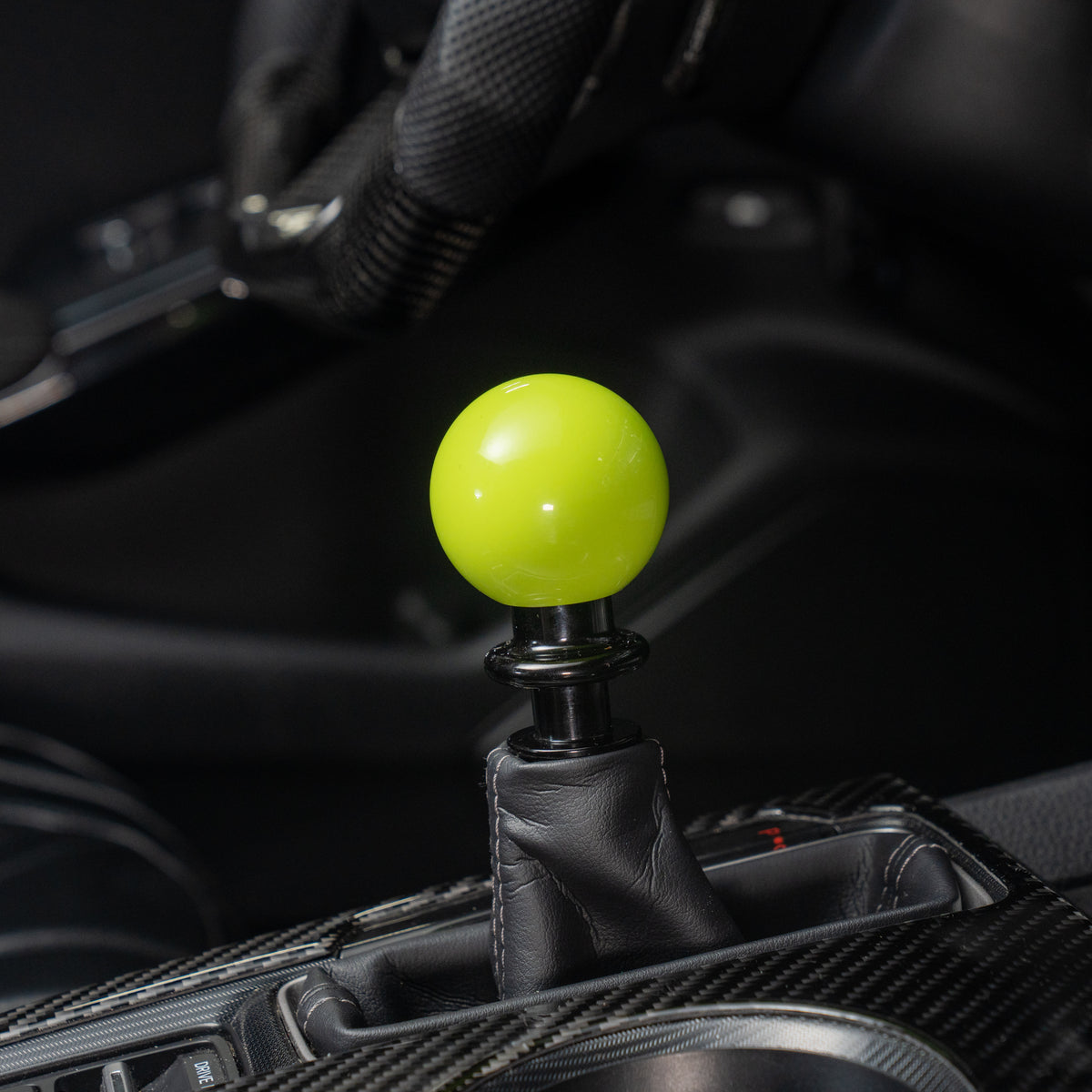 Billetworkz Weighted Automatic Shifter - Neon Yellow - Honda Civic (2012–2026)