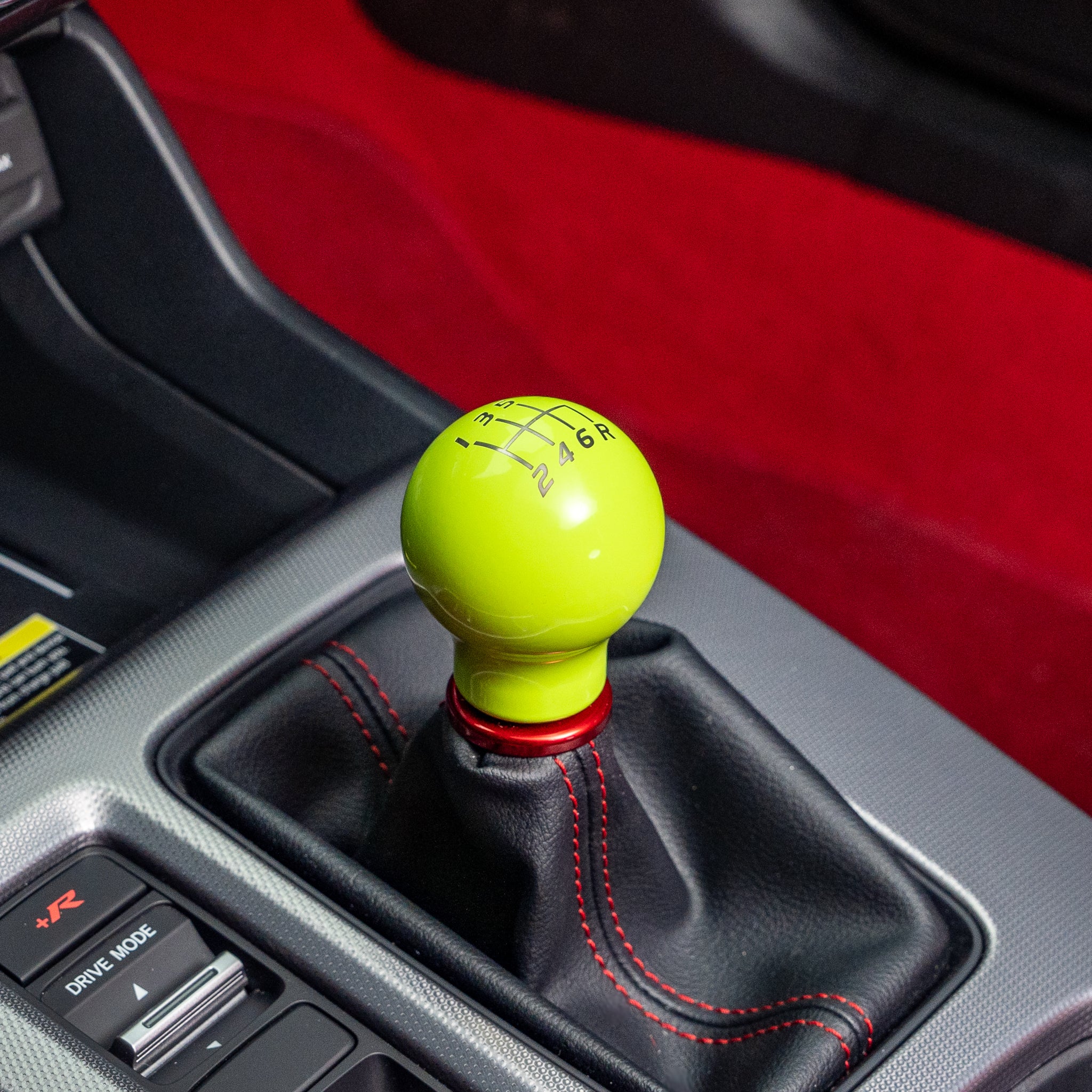 Billetworkz Weighted Shift Knob - 6-Speed Velocity Engraving for