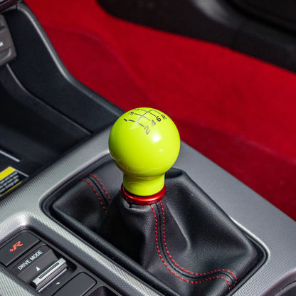 Billetworkz Weighted Shift Knob - 6-Speed Velocity Engraving for Honda