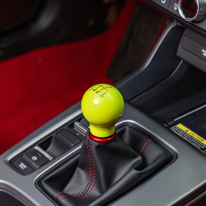 Billetworkz Weighted Shift Knob - 6-Speed Velocity Engraving for Honda