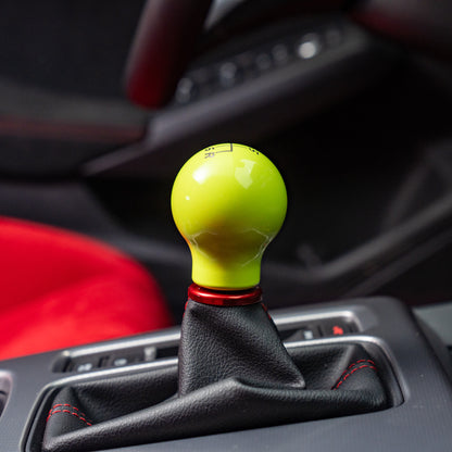 Billetworkz Weighted Shift Knob - 6-Speed Velocity Engraving for Honda
