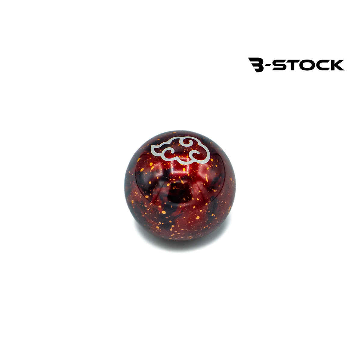 B-Stock Anodized Shift Knob – Sphere – Red Cosmic Space - Nimbus Cloud