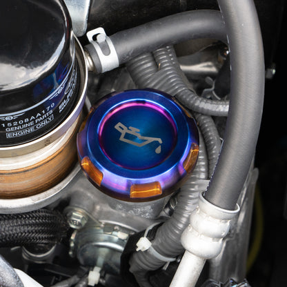 Billetworkz Titanium Engine Bay Caps - Subaru