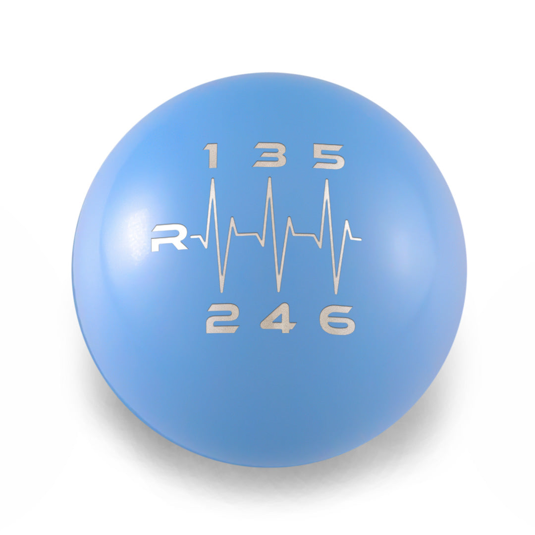Billetworkz Weighted Shift Knob 6-Speed Heartbeat Engraving for Toyota GR Corolla / Corolla Hatch