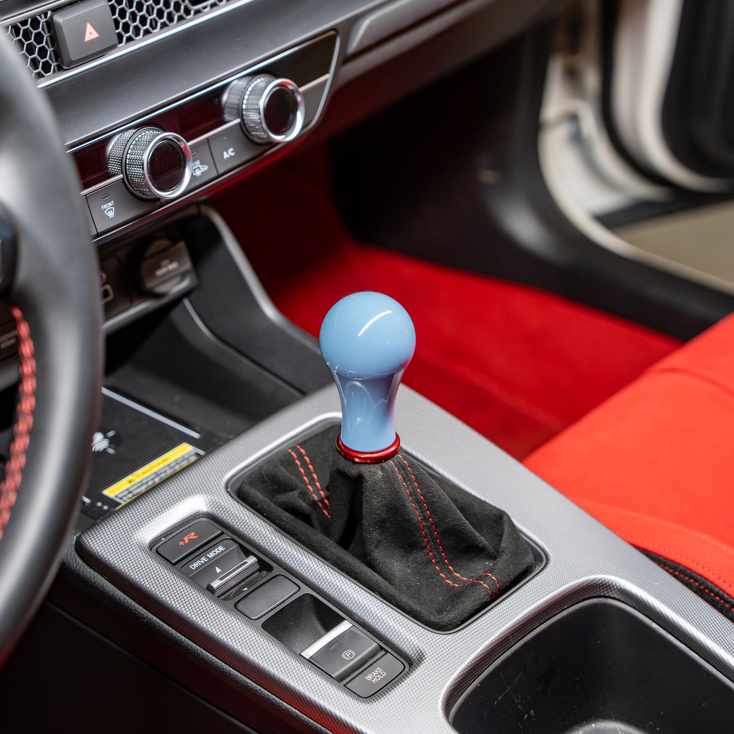 Billetworkz Weighted Shift Knob - 6 Speed JDM Type R w/Custom Number Engraving - Honda Type R