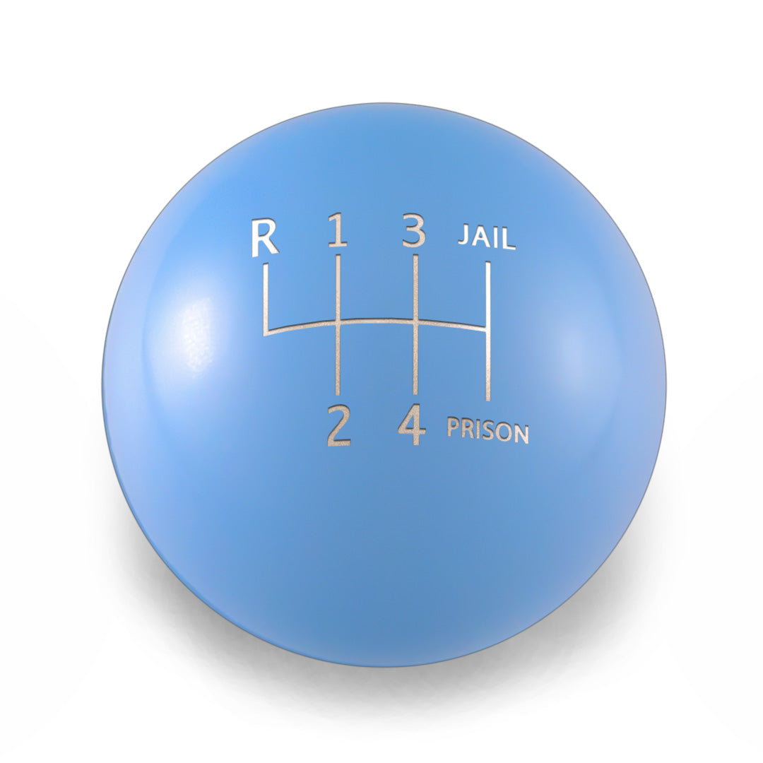 Billetworkz Weighted Shift Knob - 6-Speed Jail-Prison Engraving for BMW