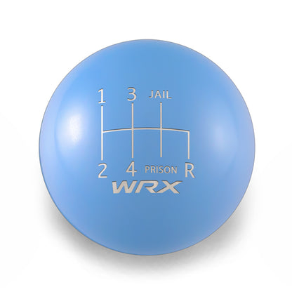 Billetworkz Weighted Shift Knob - 6 Speed WRX Jail-Prison Engraving - Subaru WRX 2015-2026