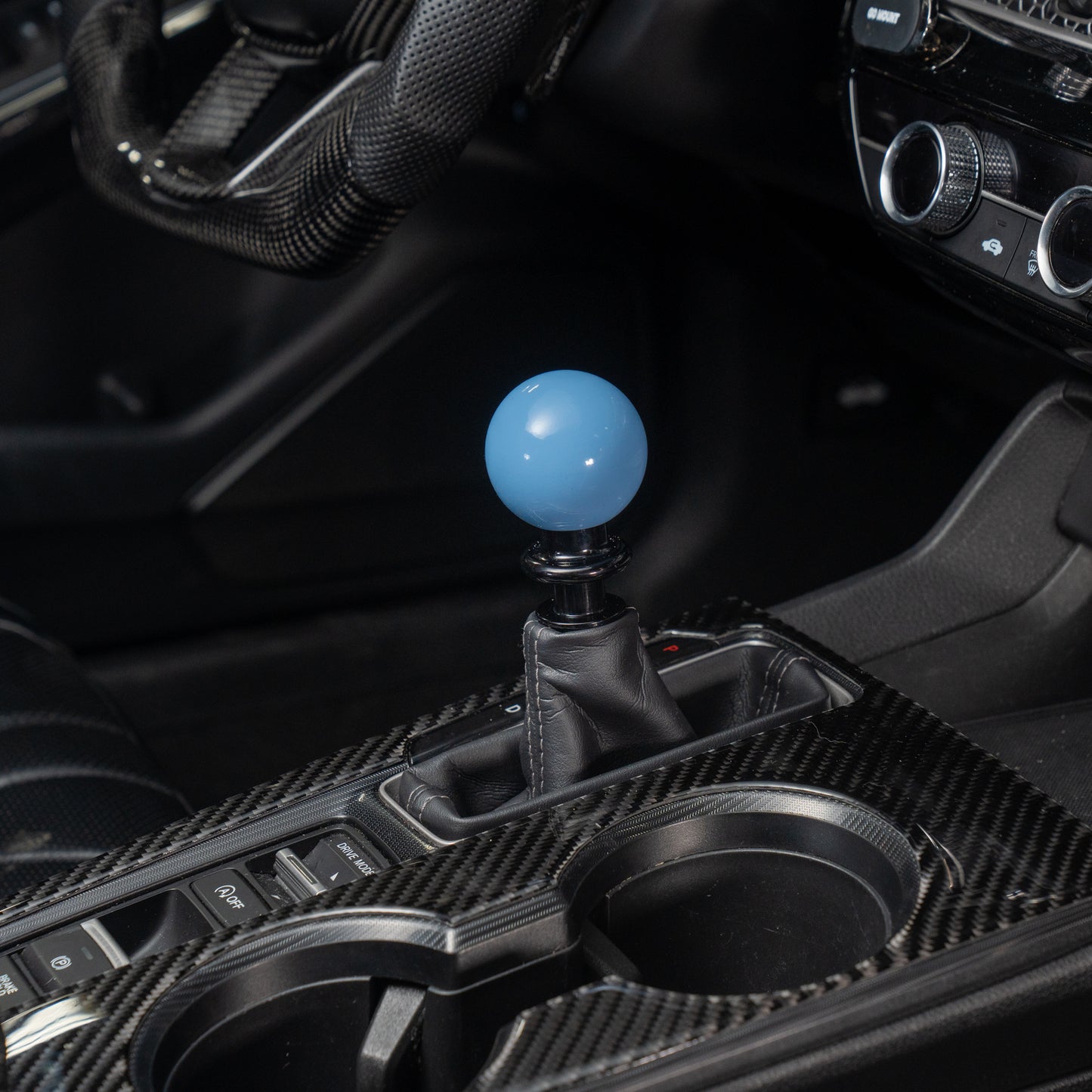Billetworkz Weighted Automatic Shifter - Performance Blue - Honda Civic (2012–2026)