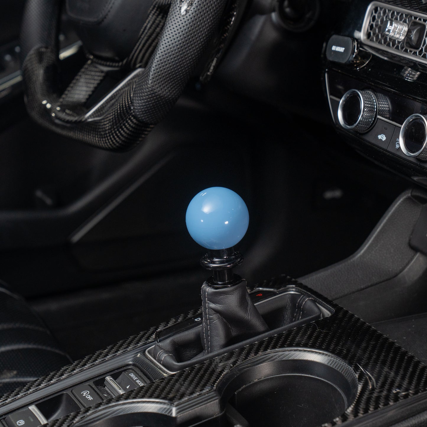Billetworkz Weighted Automatic Shifter - Performance Blue - Honda Civic (2012–2026)