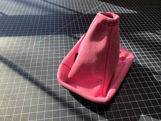 Pink Suede Shift Boot by Stitch Boots
