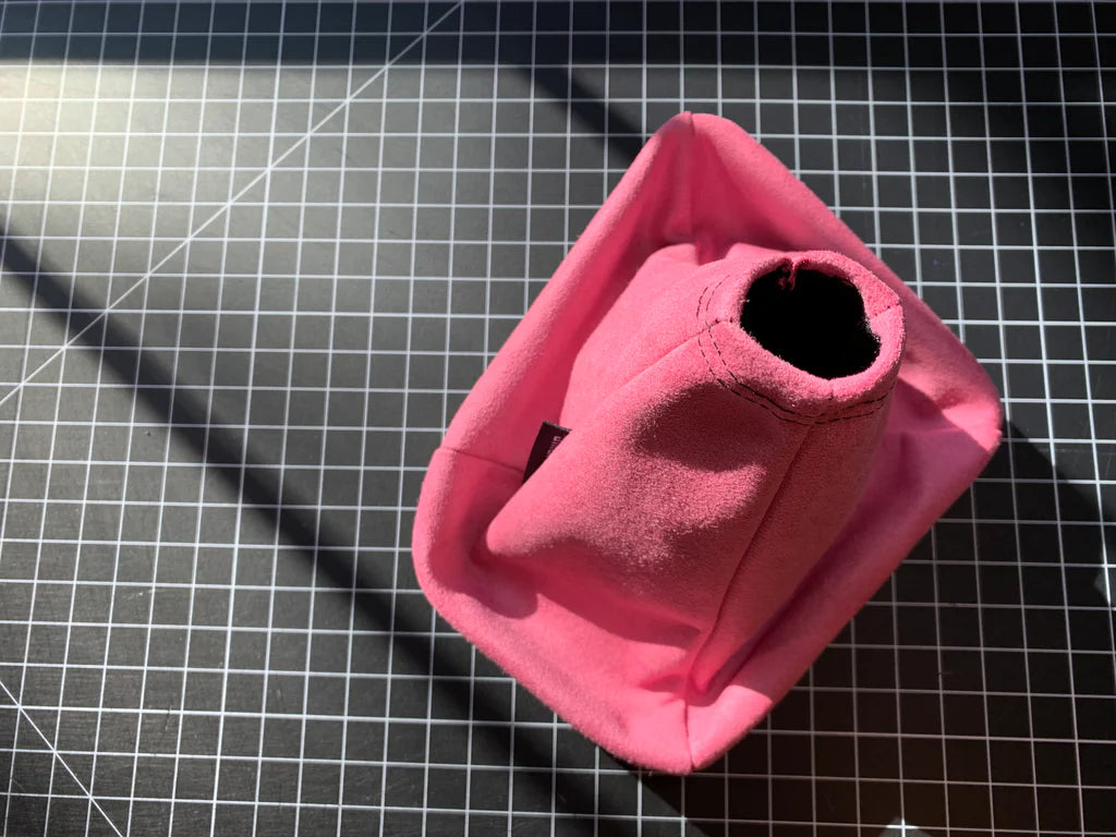 Pink Suede Shift Boot by Stitch Boots