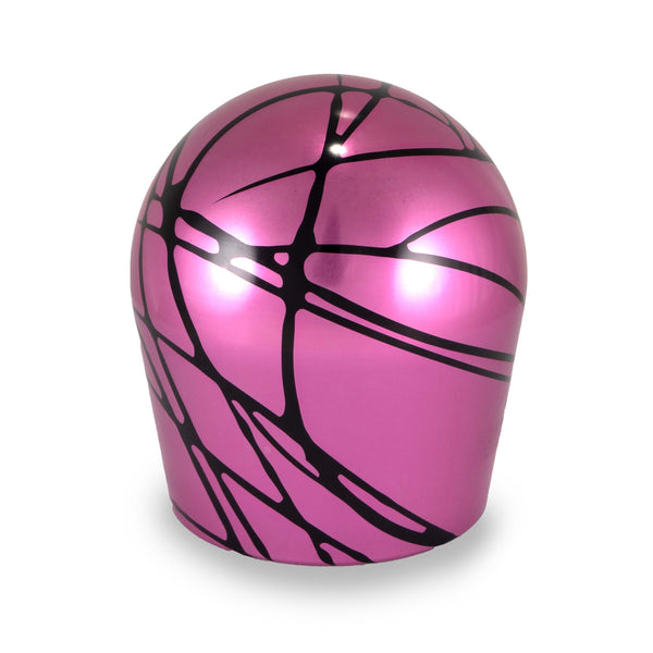 Billetworkz Shift Knob - Pink w/Black Splash - Ford Mustang (2015