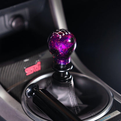 Billetworkz Cosmic Space Shift Knob - 6 Speed Velocity Engraving - Subaru STI