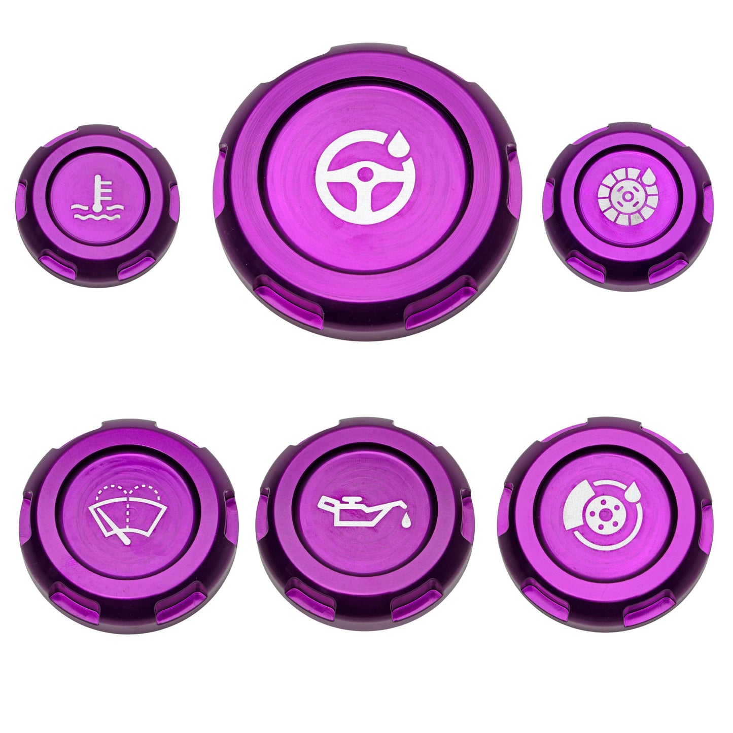 Billetworkz Engine Bay Caps - Subaru WRX/STI 2008-2014