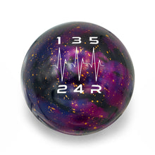 Billetworkz Cosmic Space Shift Knob - 5-Speed Heartbeat Engraving for Mazda