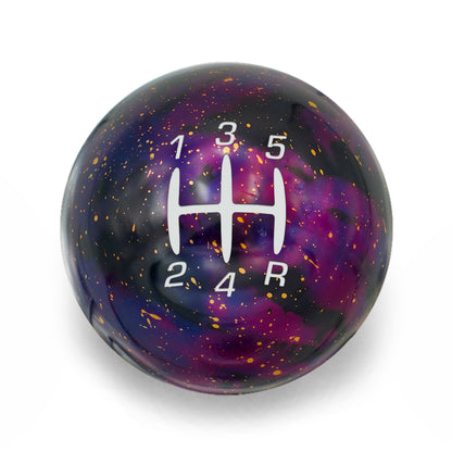Billetworkz Cosmic Space Shift Knob - 5 Speed Retro Engraving - Ford Mustang (1979-2004)