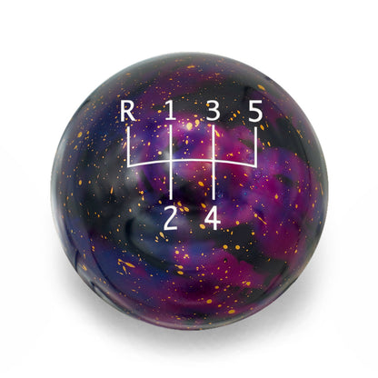 Billetworkz Cosmic Space Shift Knob - 5 Speed Standard Engraving for BMW