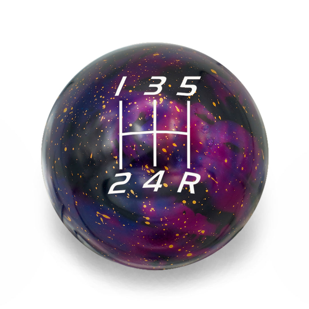 Billetworkz Cosmic Space Shift Knob - 5 Speed Velocity Engraving