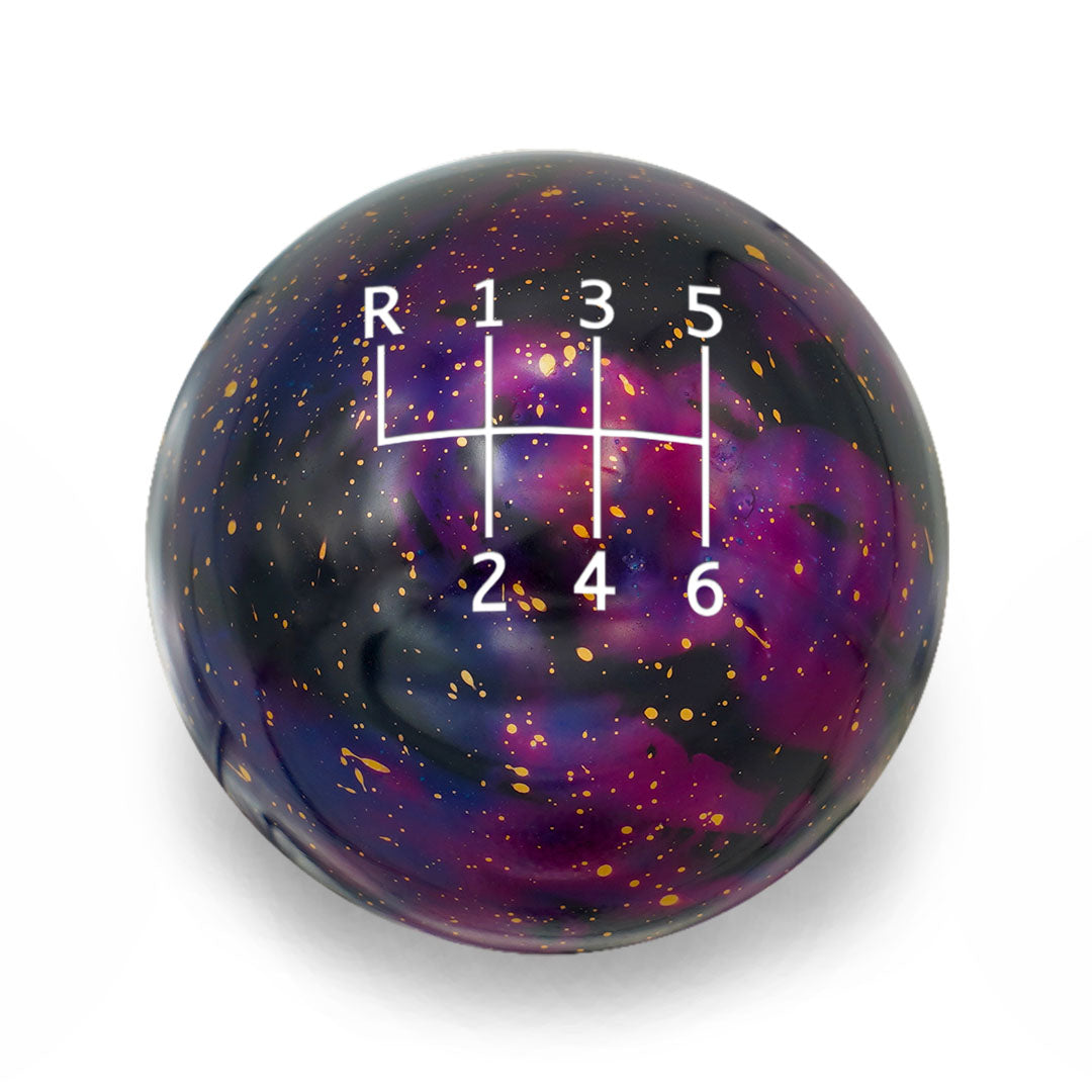 Billetworkz Cosmic Space Shift Knob - 6-Speed Standard Engraving for Chevy Cruze 2011-2019