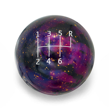 Billetworkz Cosmic Space Shift Knob - 6 Speed Standard Engraving for Chevrolet Camaro 6-Speed V8 SS and ZL1 (2016-2024)
