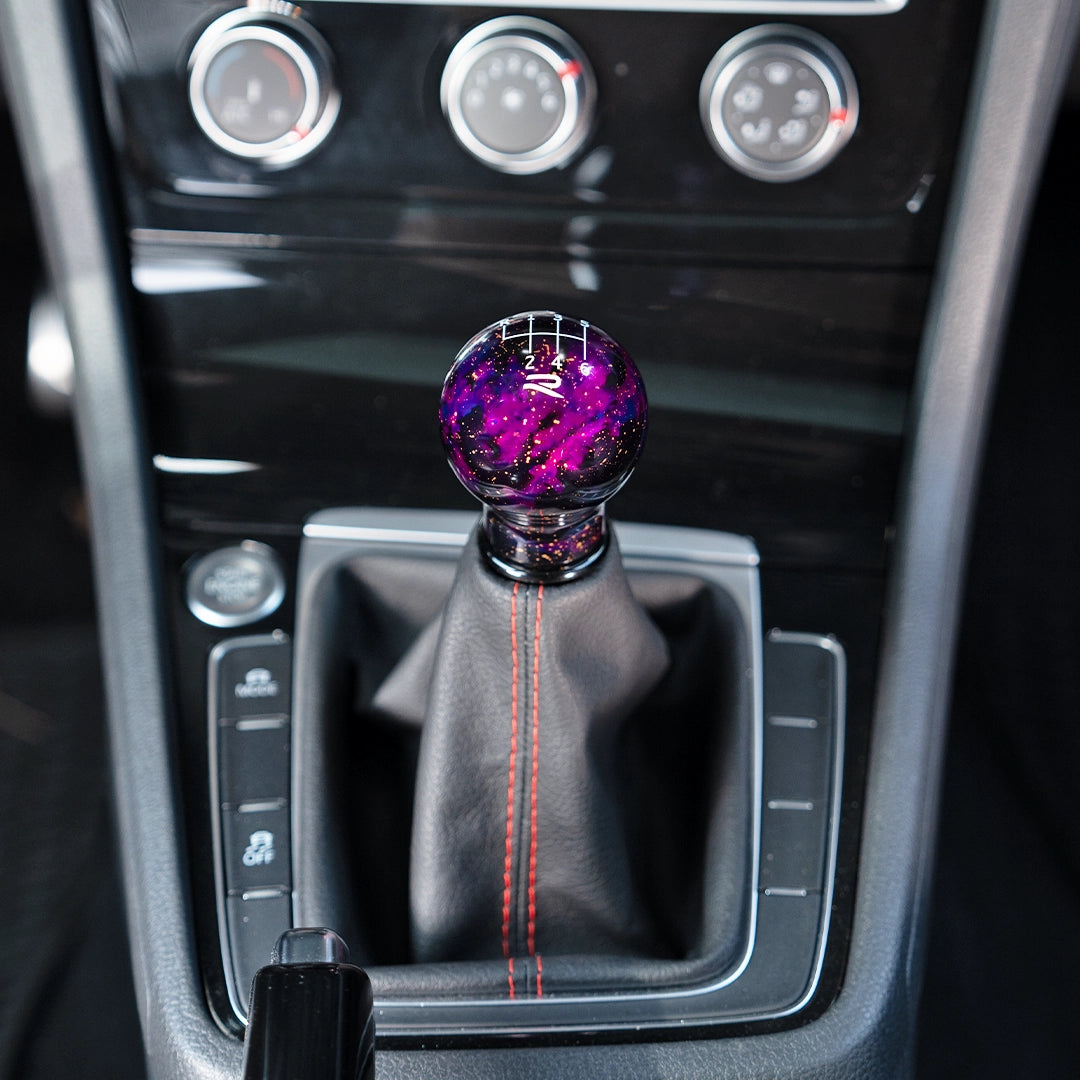 Billetworkz Cosmic Space Shift Knob - 6 Speed Standard MK8 Golf R Engraving for Volkswagen