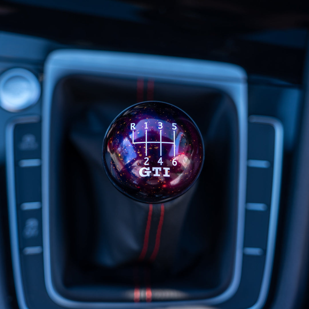 Billetworkz Cosmic Space Shift Knob - 6 Speed Standard GTI Engraving for Volkswagen