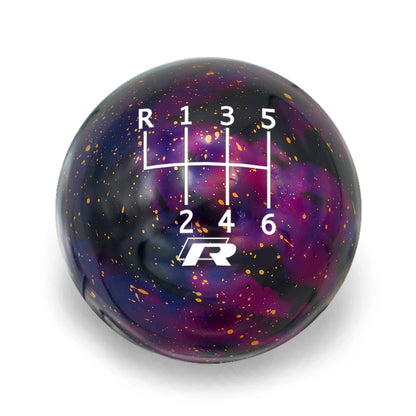 Billetworkz Cosmic Space Shift Knob - 6 Speed Standard Golf R Engraving for Volkswagen