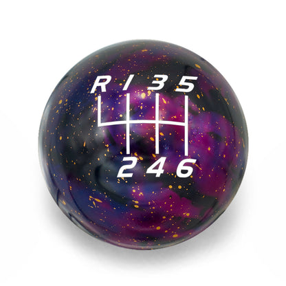 Billetworkz Cosmic Space Shift Knob - 6 Speed Velocity Engraving for Chevrolet Camaro V6 LT and LS (2016-2024)