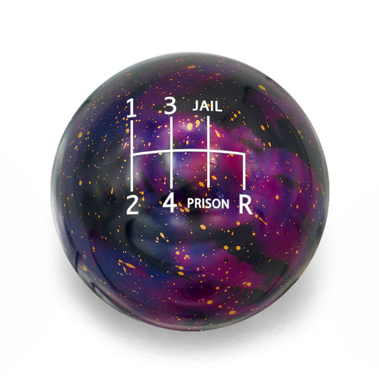 Billetworkz Cosmic Space Shift Knob - 6 Speed Jail-Prison Engraving for Subaru