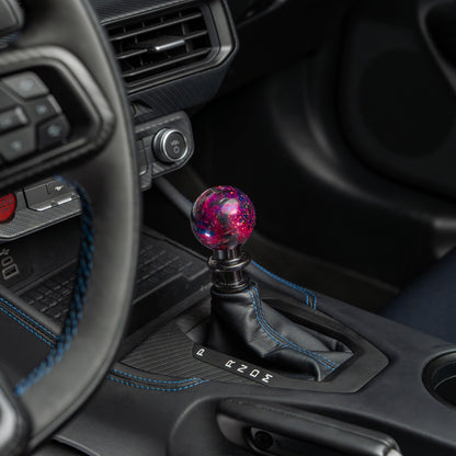 Billetworkz Automatic Shifter - Purple Cosmic Space - Ford Mustang (2015-2025)
