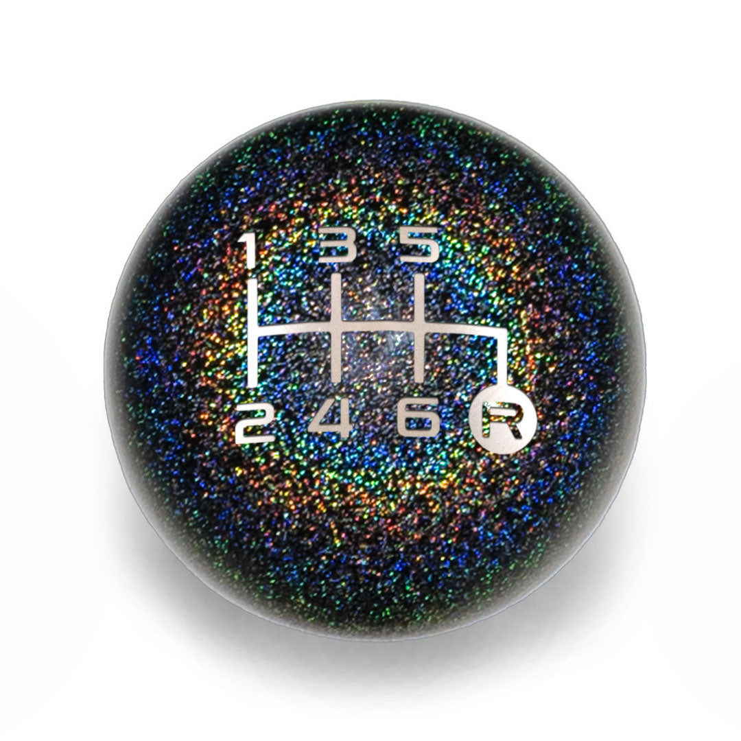 Billetworkz Weighted Shift Knob - 6 Speed JDM Type R w/Custom Number Engraving - Honda Type R