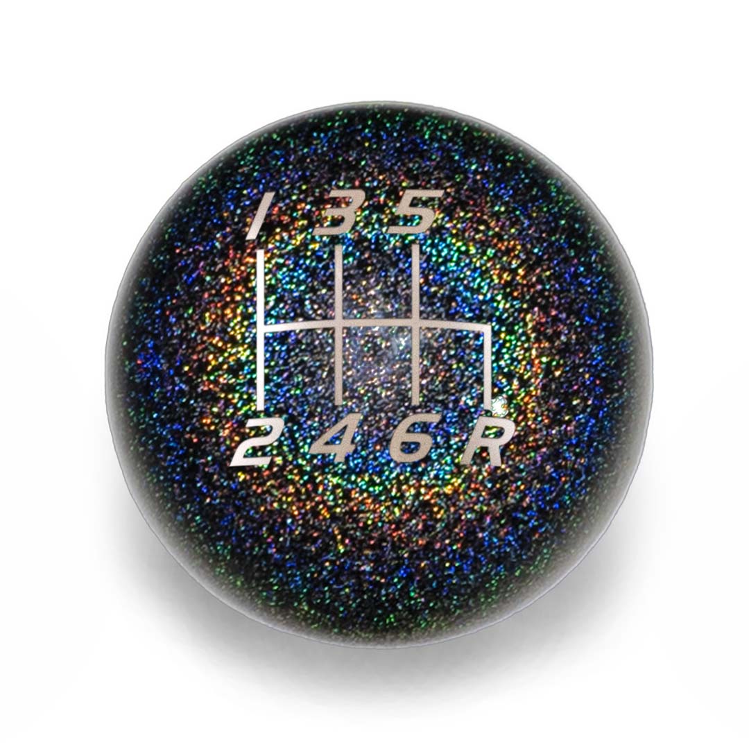 Billetworkz Weighted Shift Knob - 6-Speed Velocity Engraving for Mazda (RRD)