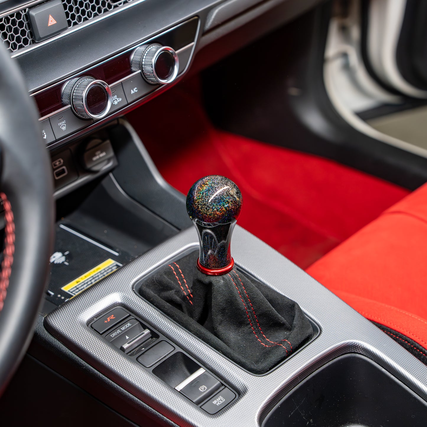 Billetworkz Weighted Shift Knob - 6 Speed JDM Type R w/Custom Number Engraving - Honda Type R