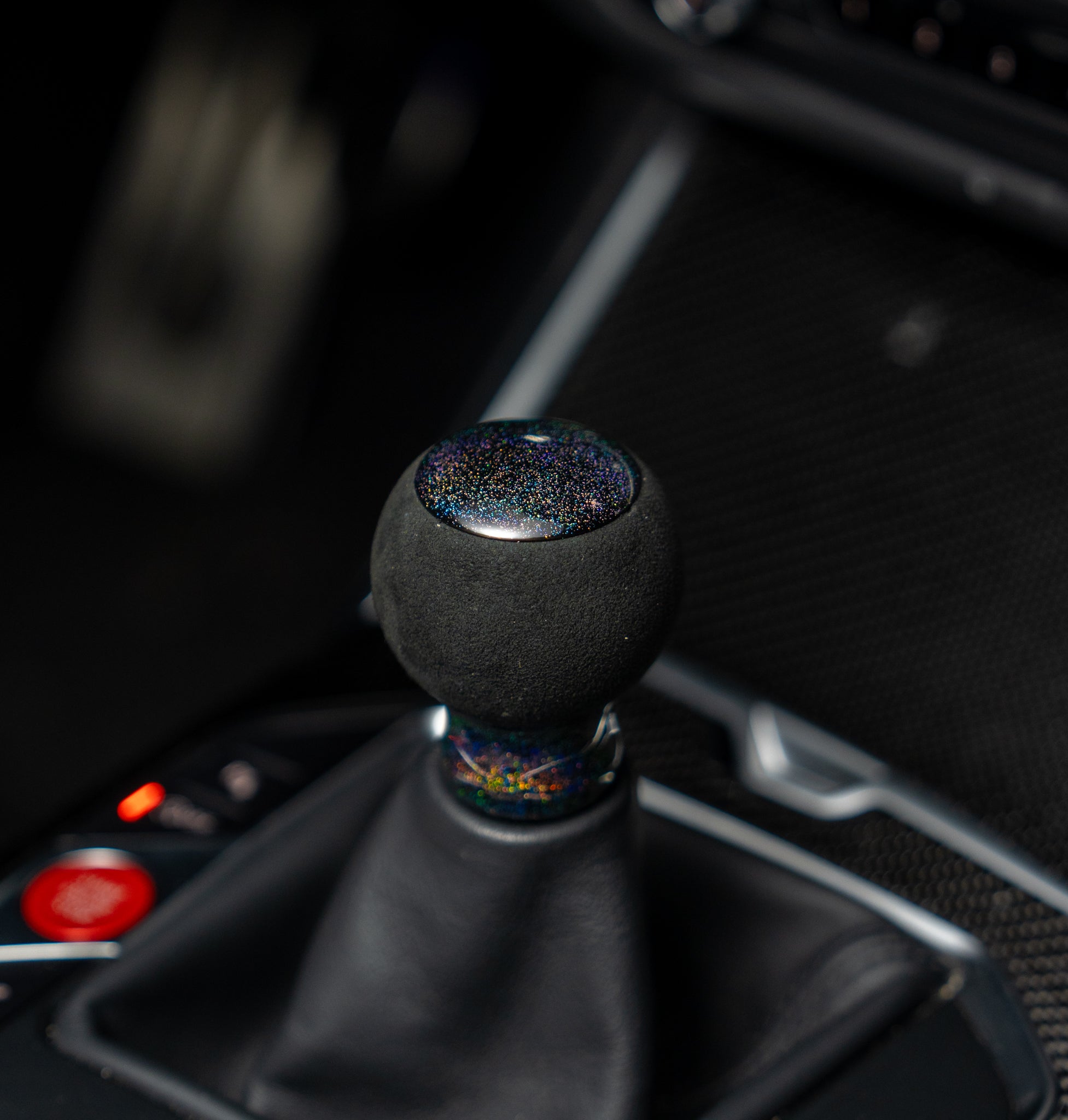 The Fusion Shift Knob Core Replacement - Alcantara and Leather