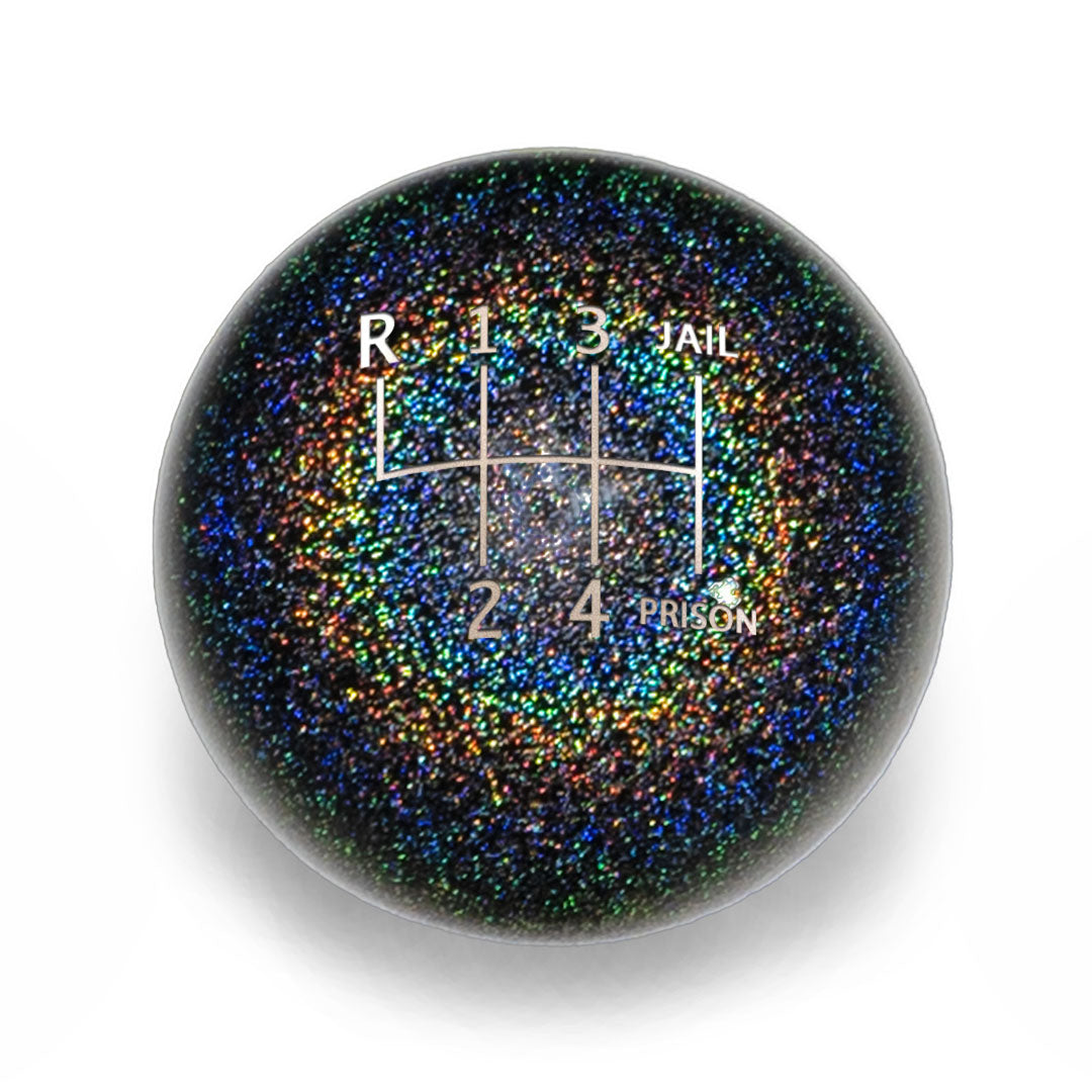 Billetworkz Weighted Shift Knob - 6-Speed Jail-Prison Engraving for BMW