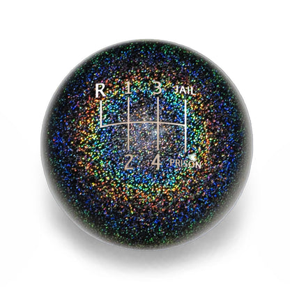 Billetworkz Weighted Shift Knob - 6-Speed Jail-Prison Engraving for BMW