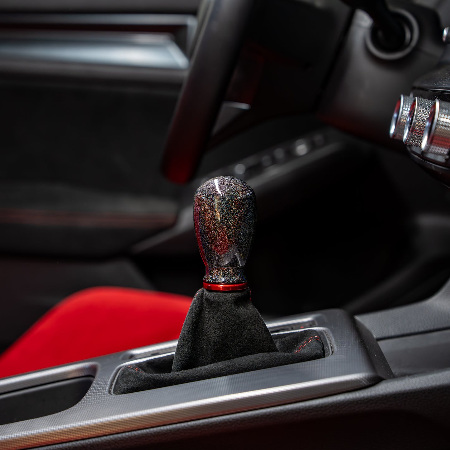 Billetworkz Weighted Shift Knob - 6 Speed JDM Type R w/Custom Number Engraving - Honda Type R