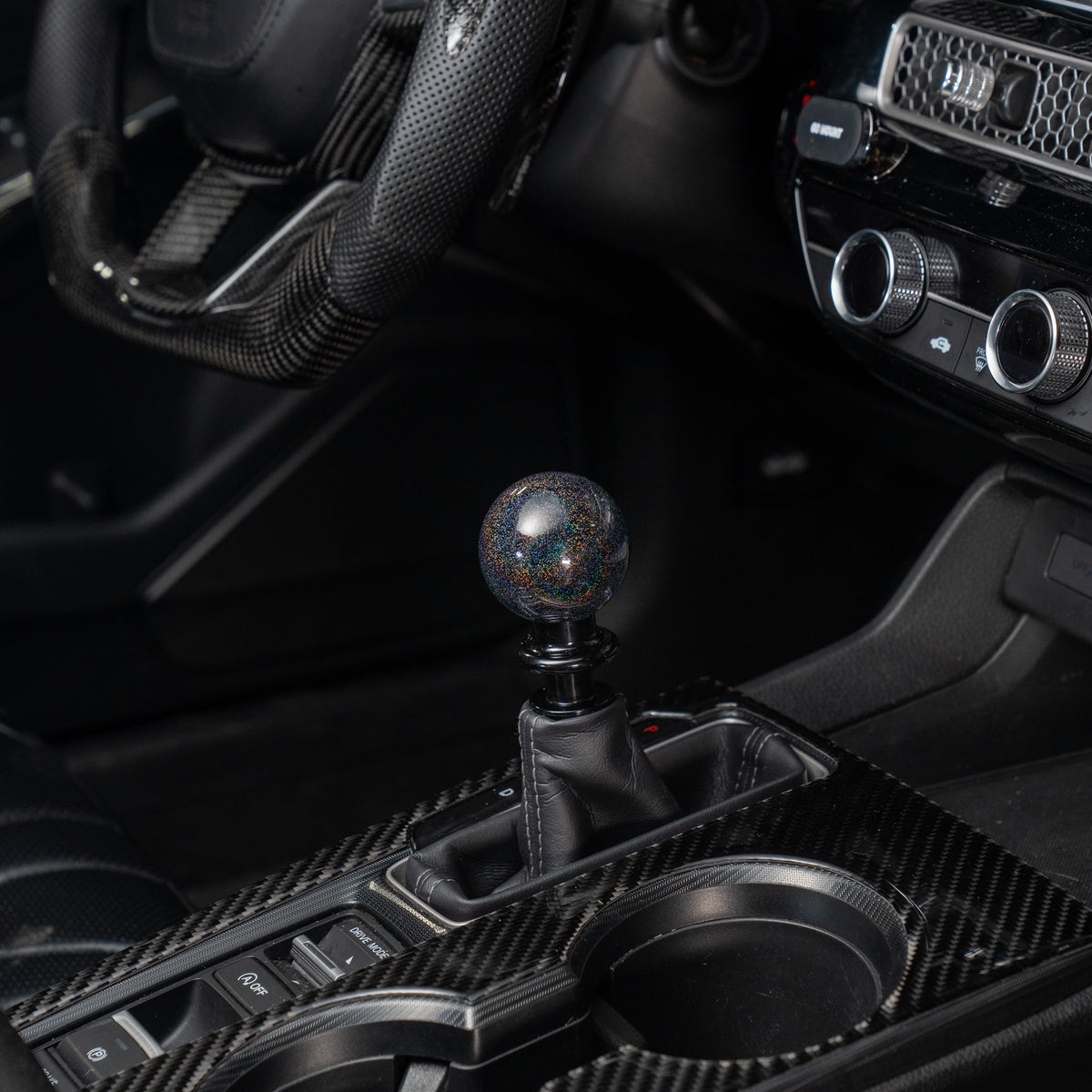 Billetworkz Weighted Automatic Shifter - Rainbow Sparkle - Honda Civic (2012–2026)
